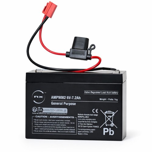 Replacement battery for - 6v,