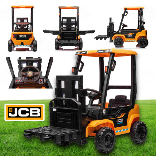 Kids electric ride car jcb - electric, on