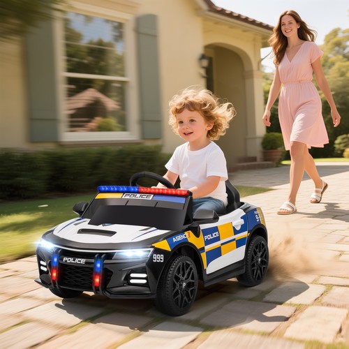 Kids electric ride - ride, police